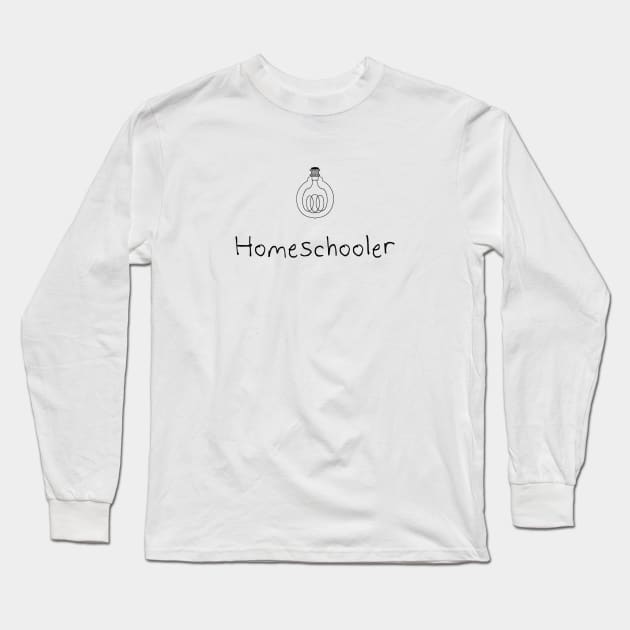 Bright Homeschooler Long Sleeve T-Shirt by The Natural Homeschool